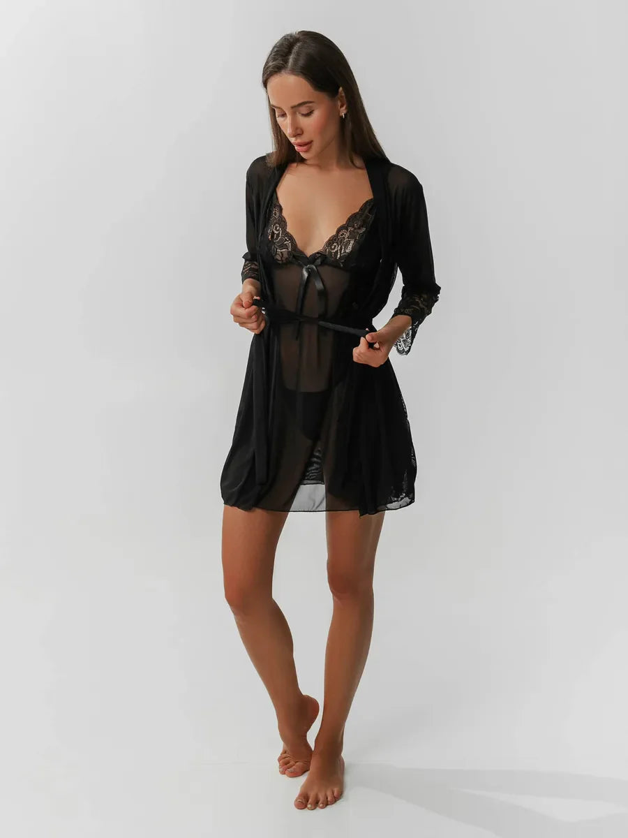SALLY - LOUNGE KIMONO SET