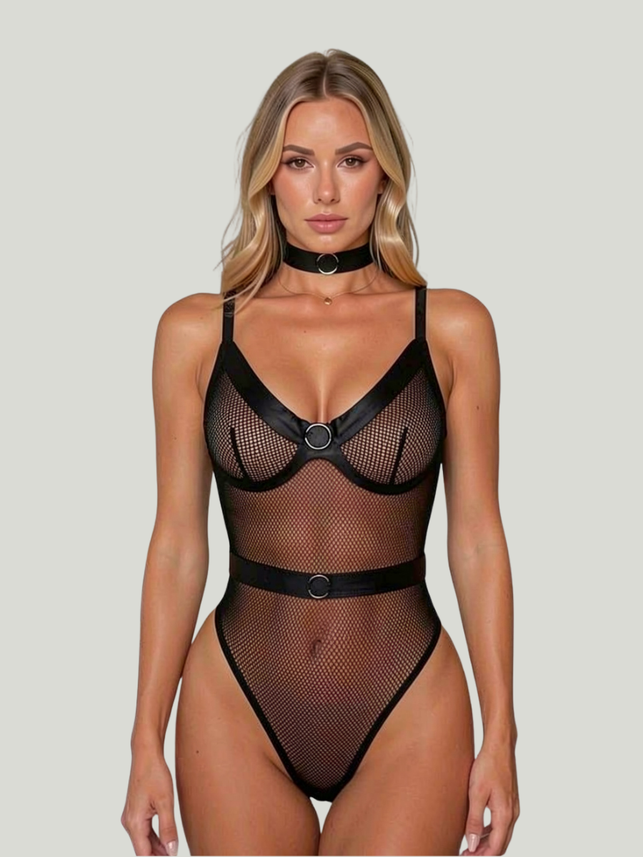 VIVIENNE - FISHNET BODYSUIT