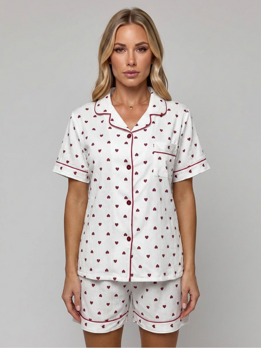 MARIA - SATIN SHORTY PAJAMA SET