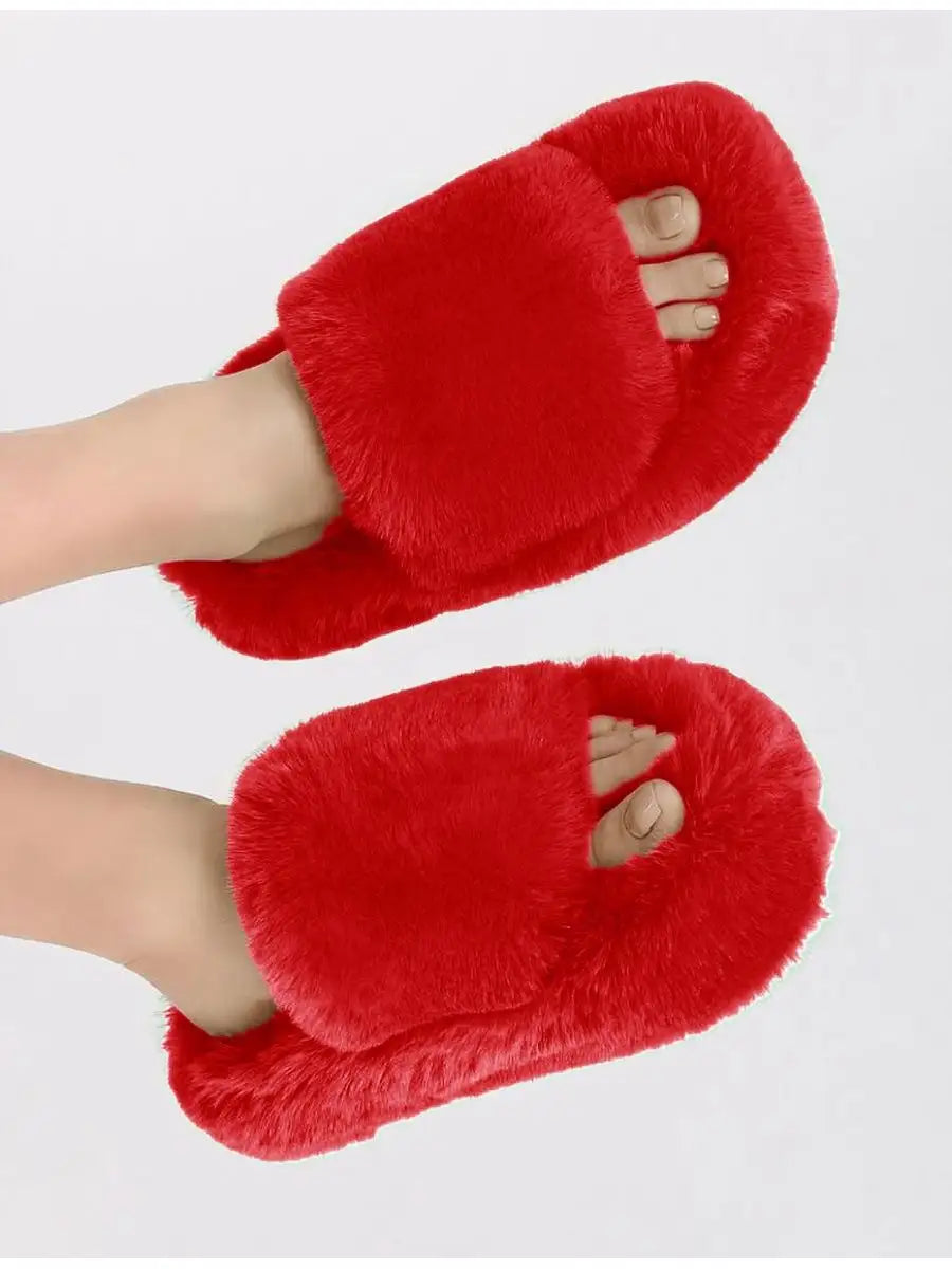 NAYLA - FLUFFY SLIPPERS
