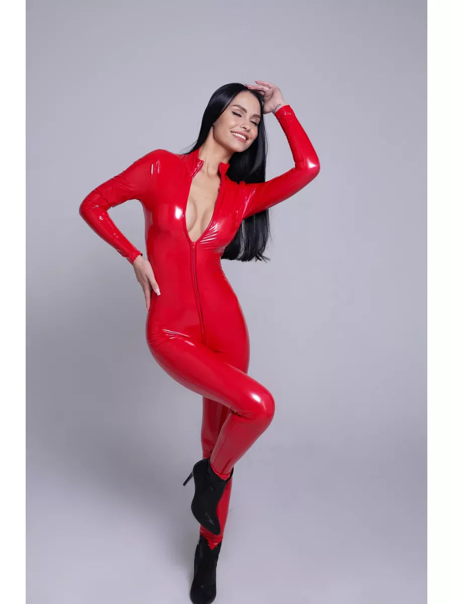TESS - PATENT LEATHER BODYSUIT