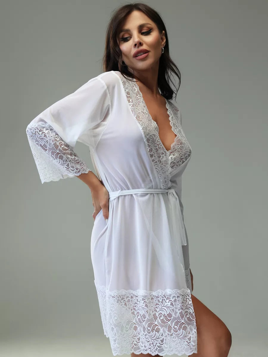 KRISHA - SHEER CHIFFON KIMONO