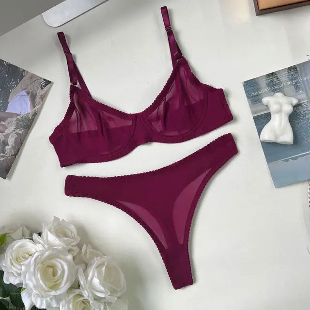 BROOKE - SEAMLESS PUSH-UP BRA SET
