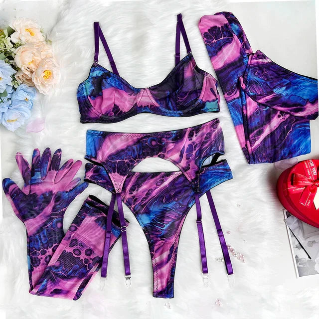 SERENA - TIE-DYE LINGERIE SET