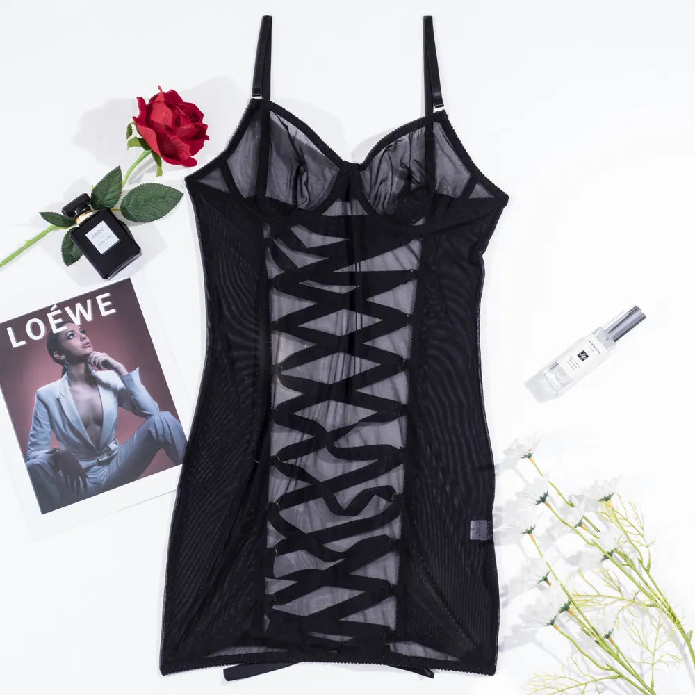 SOPHIA - SHEER NEGLIGEE