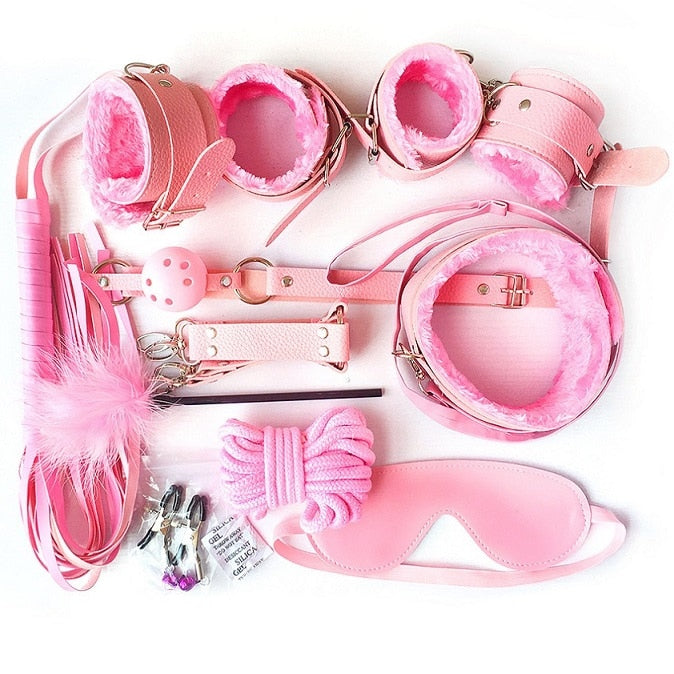 KINKY BONDAGE SET - 10 PIECES