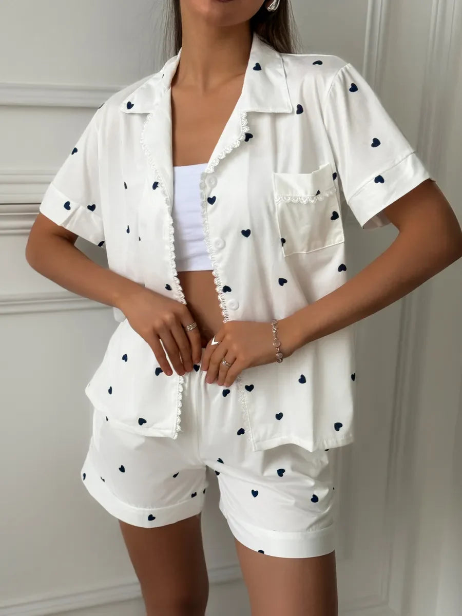 BIANCA - SATIN SHORTY PAJAMA SET