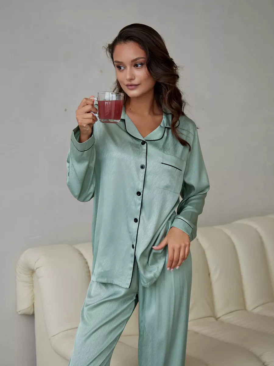 SORAYA - SATIN PAJAMA SET