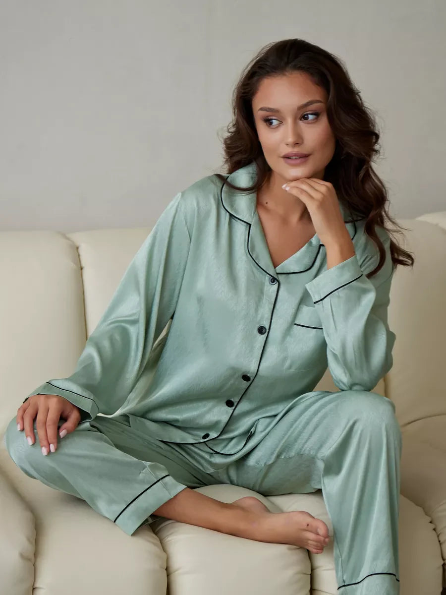 SORAYA - SATIN PAJAMA SET