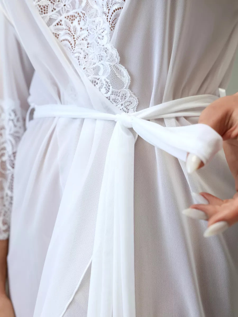 KRISHA - SHEER CHIFFON KIMONO