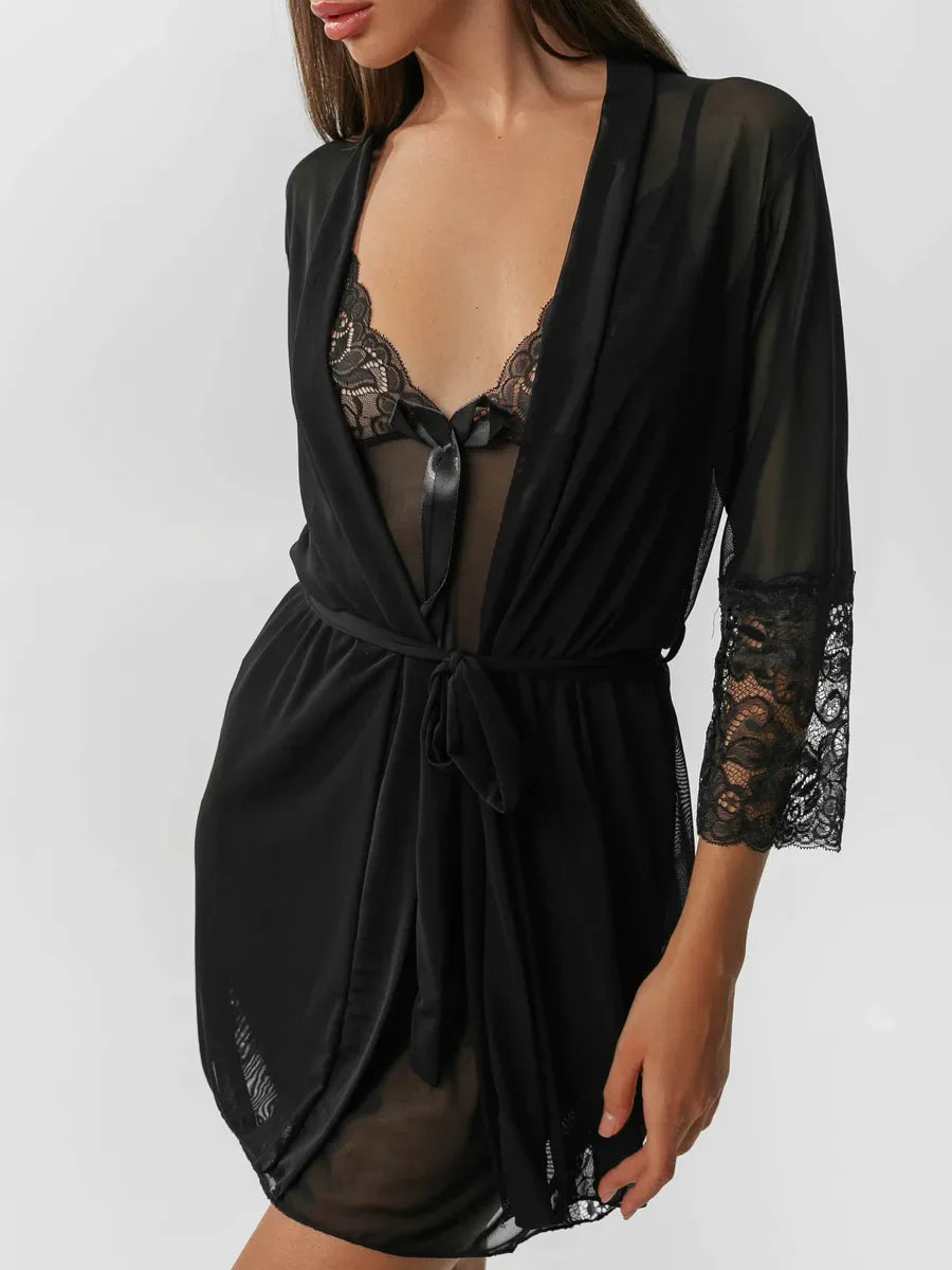 SALLY - LOUNGE KIMONO SET