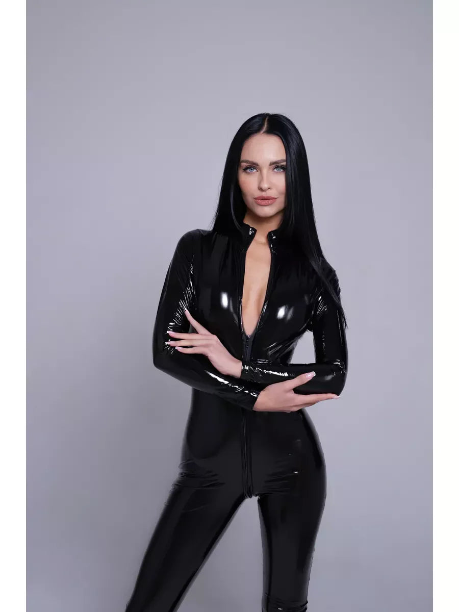 TESS - PATENT LEATHER BODYSUIT