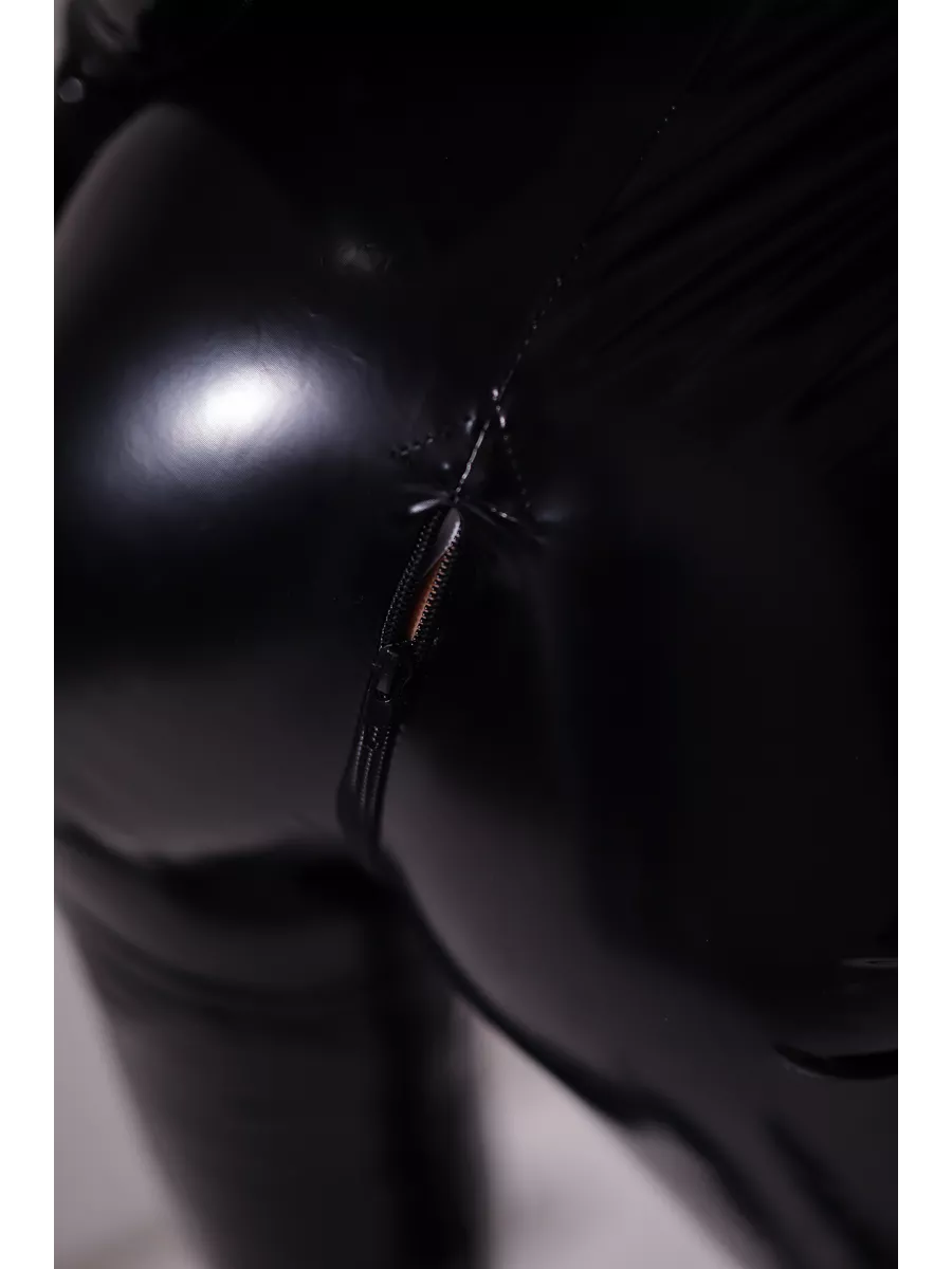 NANCY - HIGH-SHINE PATENT LEATHER BODYSUIT