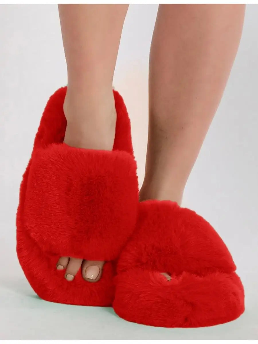 NAYLA - FLUFFY SLIPPERS
