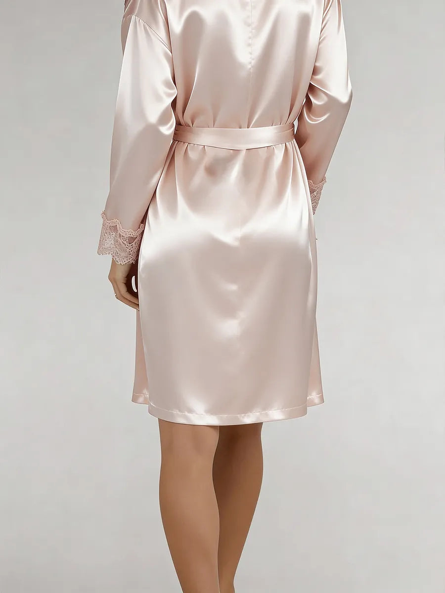 CARMEN - LACE-TRIM KIMONO