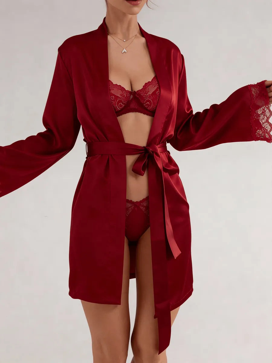 ANNA - SATIN KIMONO