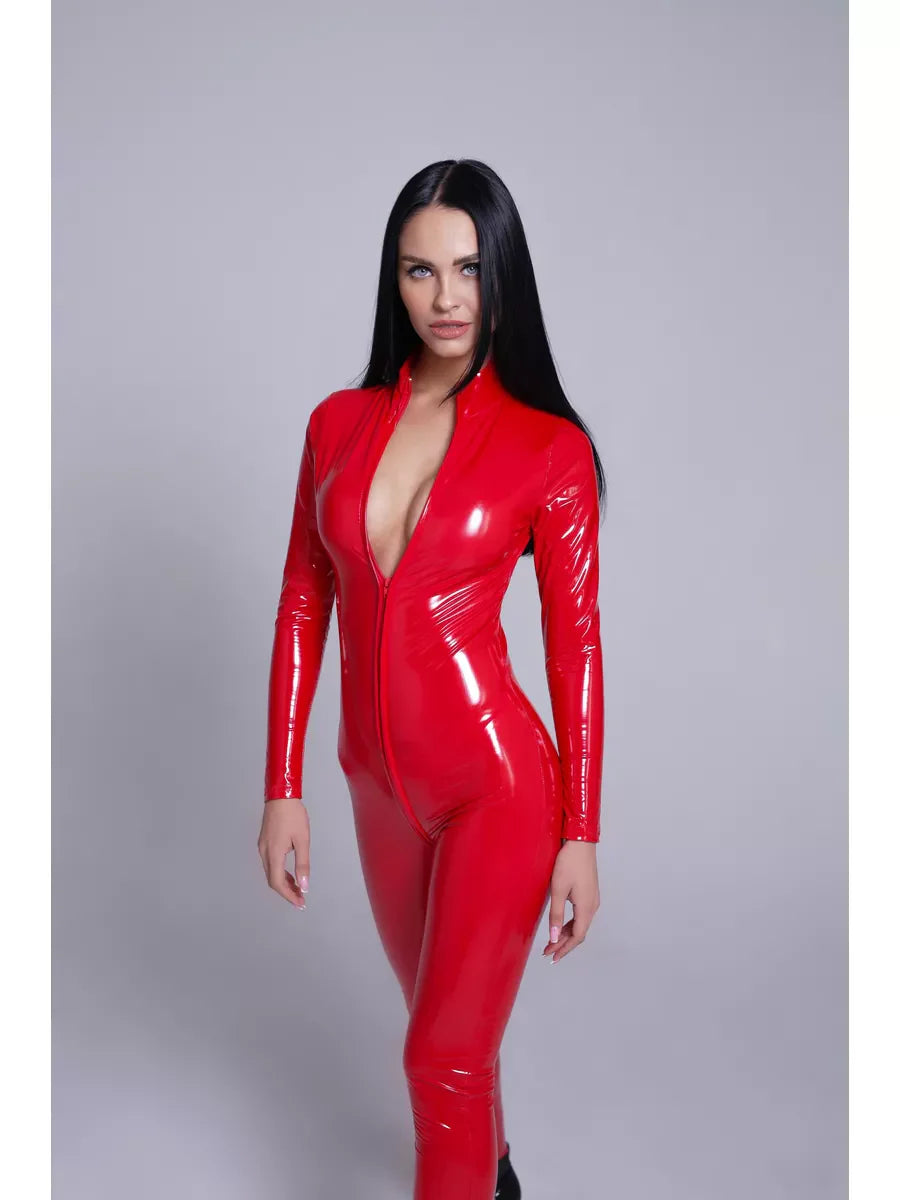 TESS - PATENT LEATHER BODYSUIT