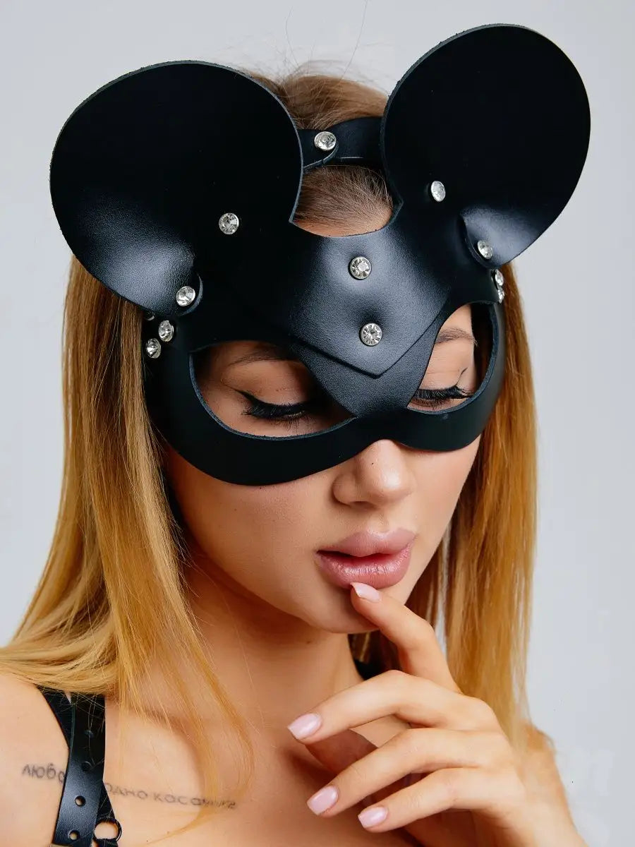 MINA - LEATHER FETISH MASK
