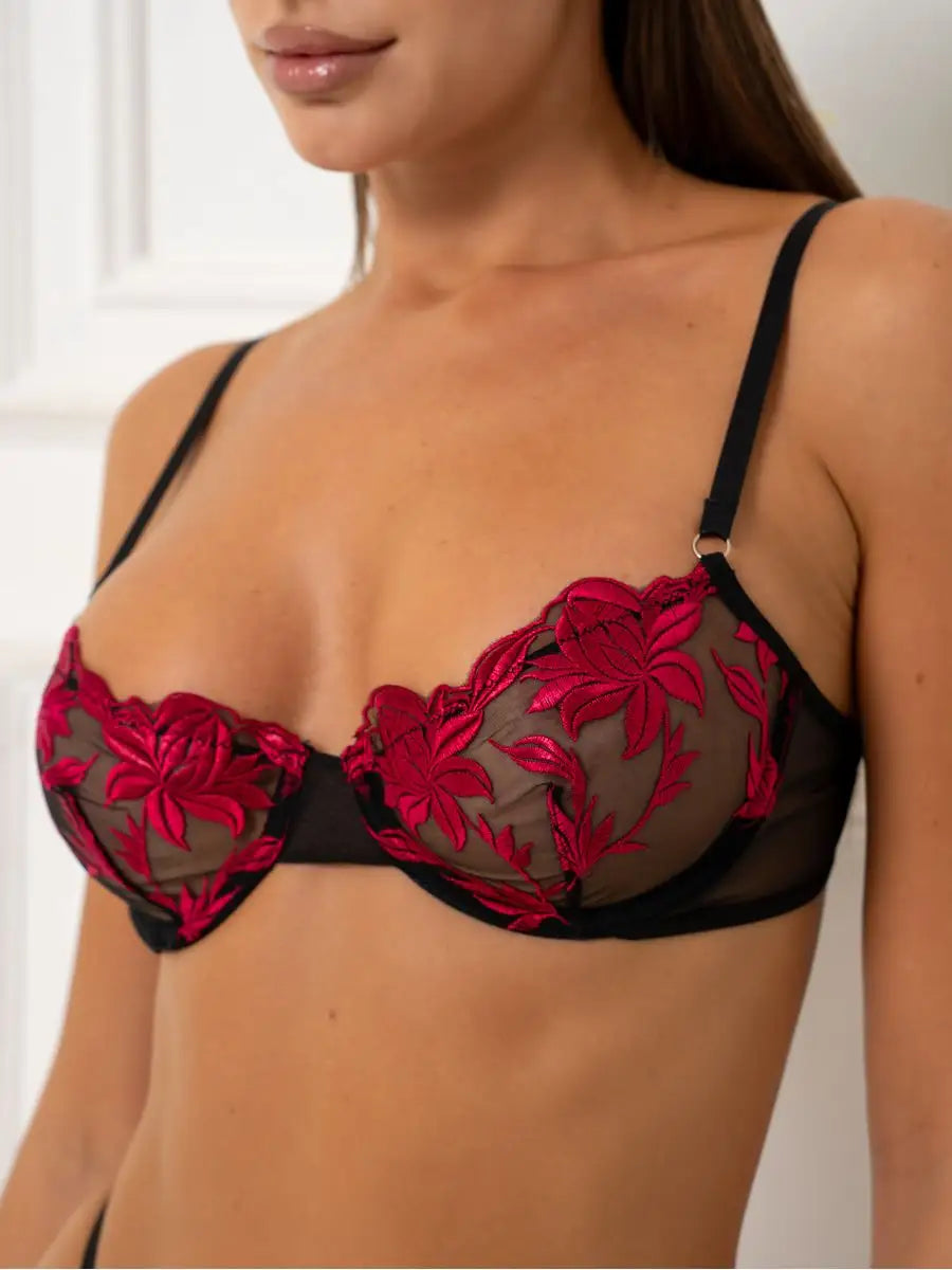 MILA - FLORAL LINGERIE SET