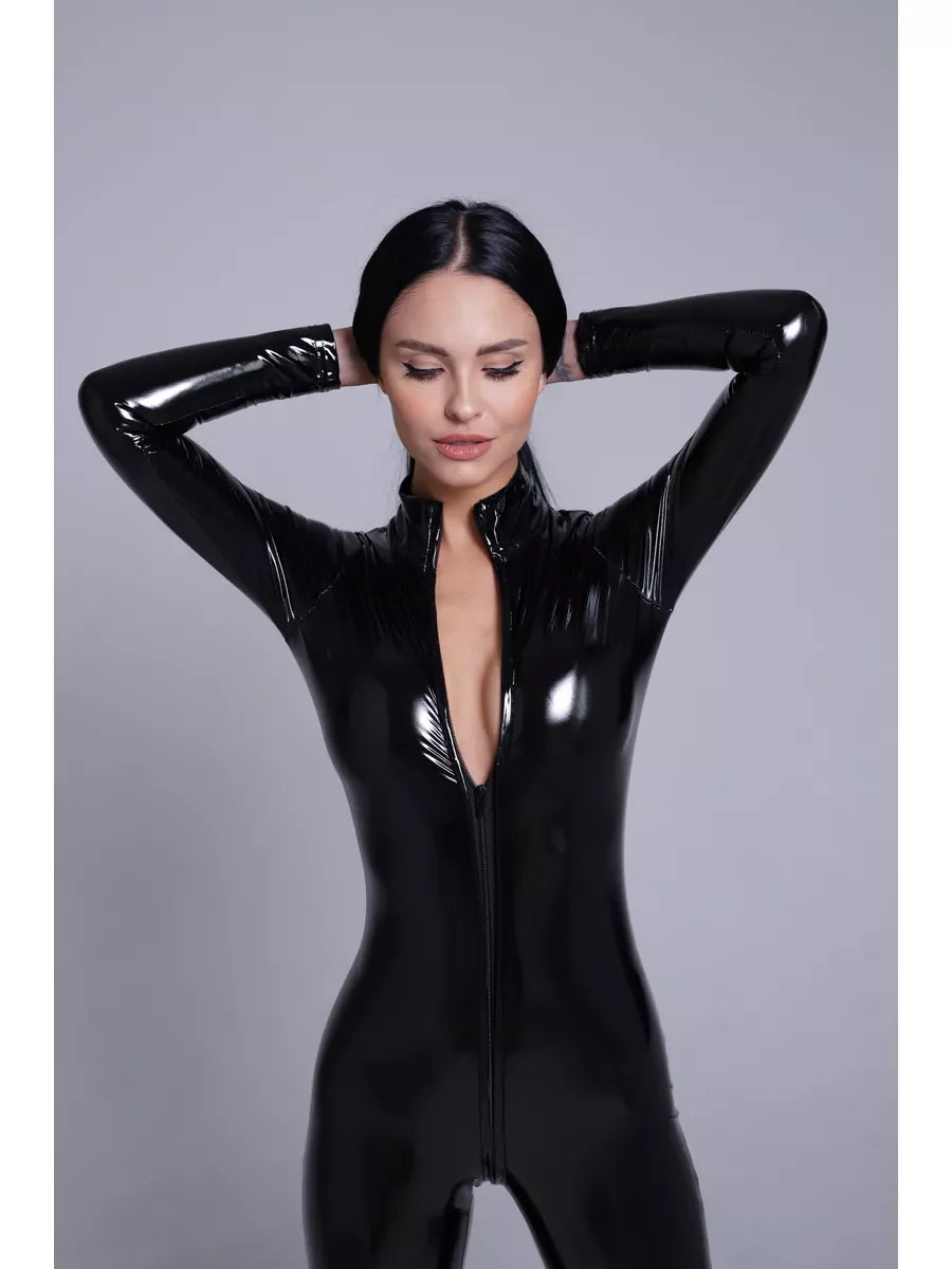 TESS - PATENT LEATHER BODYSUIT