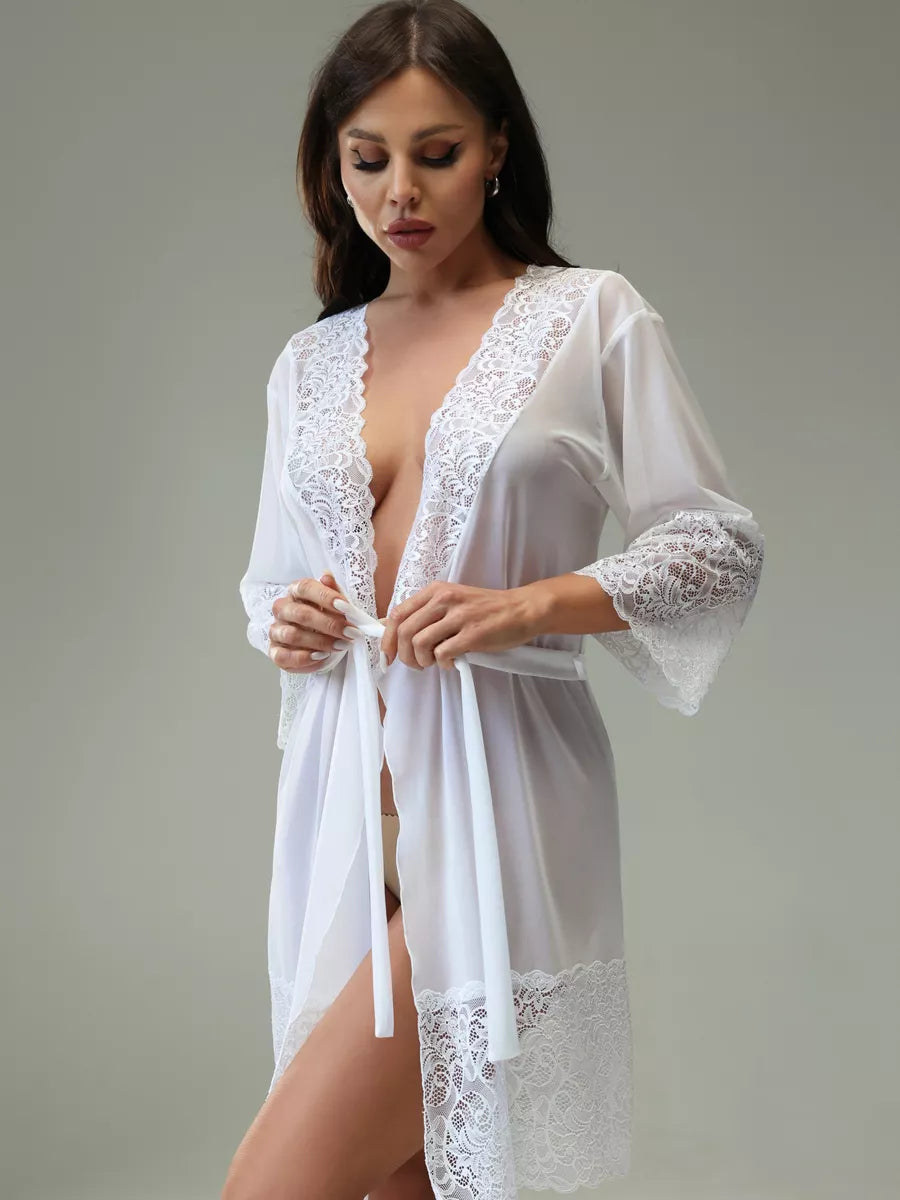 KRISHA - SHEER CHIFFON KIMONO