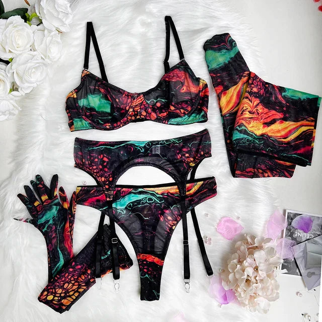 SERENA - TIE-DYE LINGERIE SET