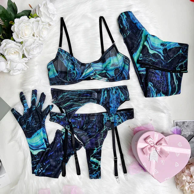 SERENA - TIE-DYE LINGERIE SET