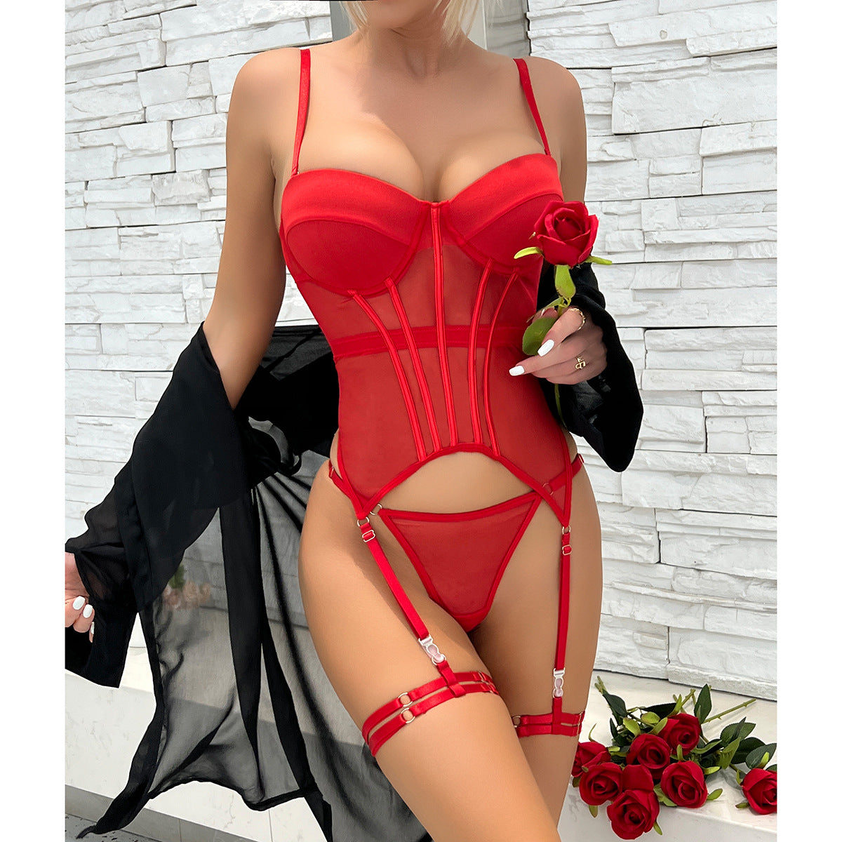 AMBER - FRENCH LINGERIE SET