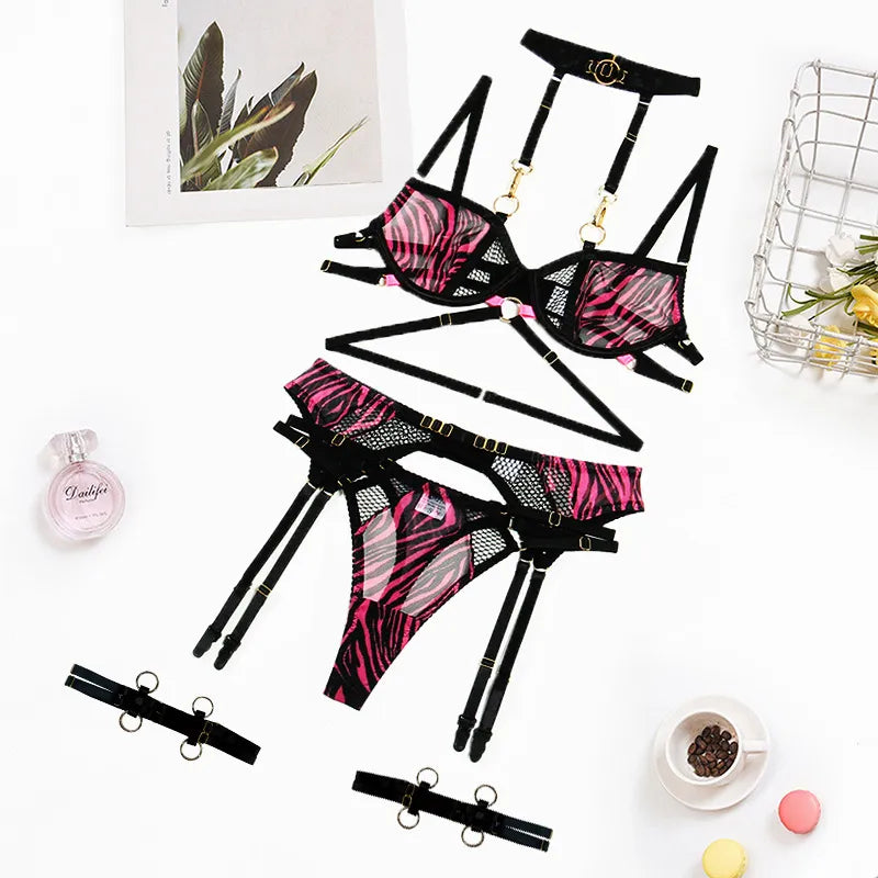 NATALIA - FLORAL LINGERIE SET