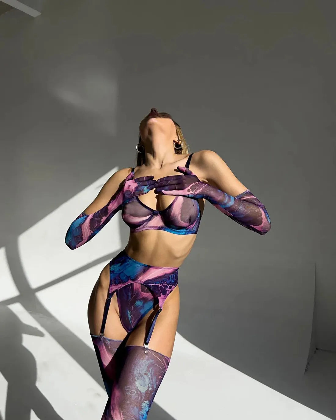 SERENA - TIE-DYE LINGERIE SET