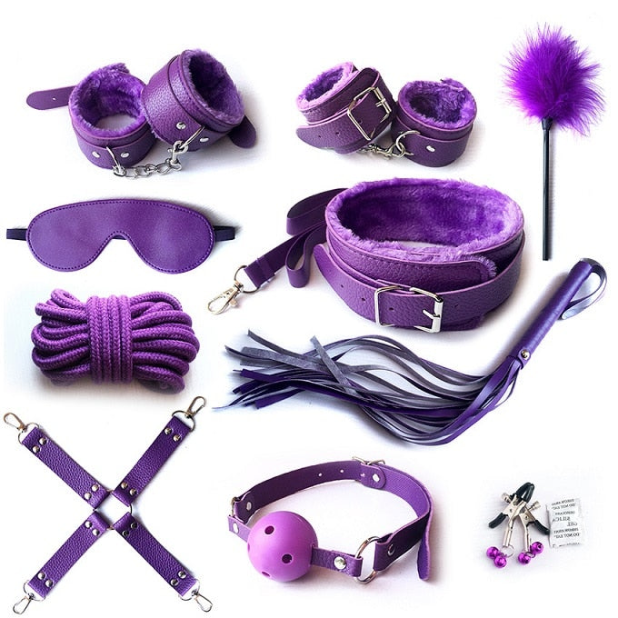 KINKY BONDAGE SET - 10 PIECES
