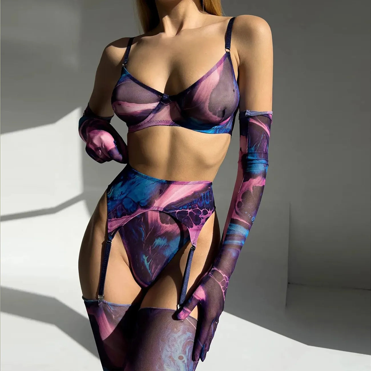 SERENA - TIE-DYE LINGERIE SET