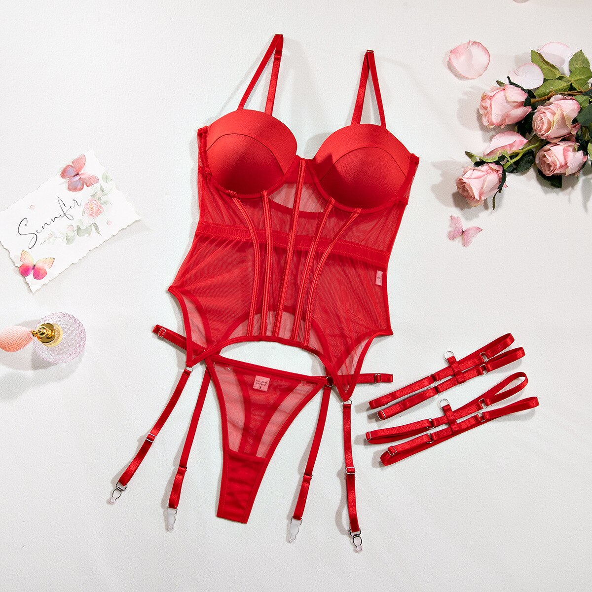 AMBER - FRENCH LINGERIE SET
