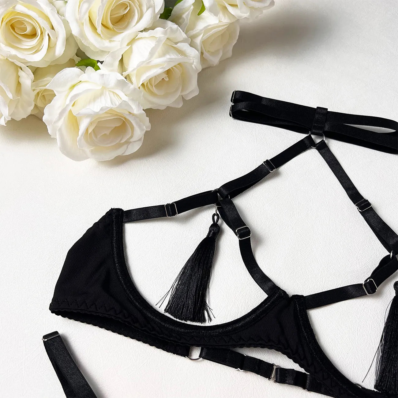 OLIVIA - STRAPPY LINGERIE SET