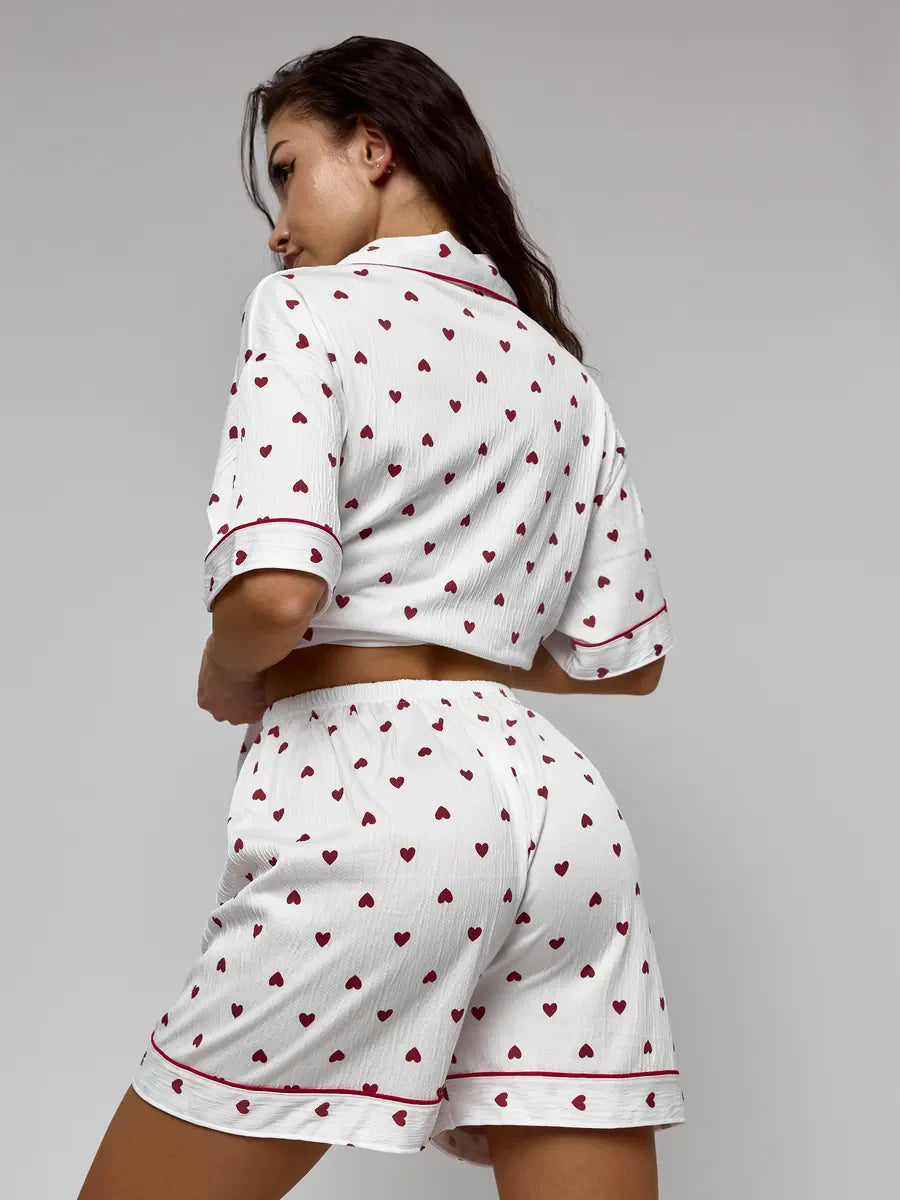 MARIA - SATIN SHORTY PAJAMA SET