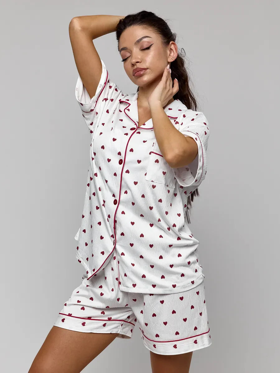 MARIA - SATIN SHORTY PAJAMA SET