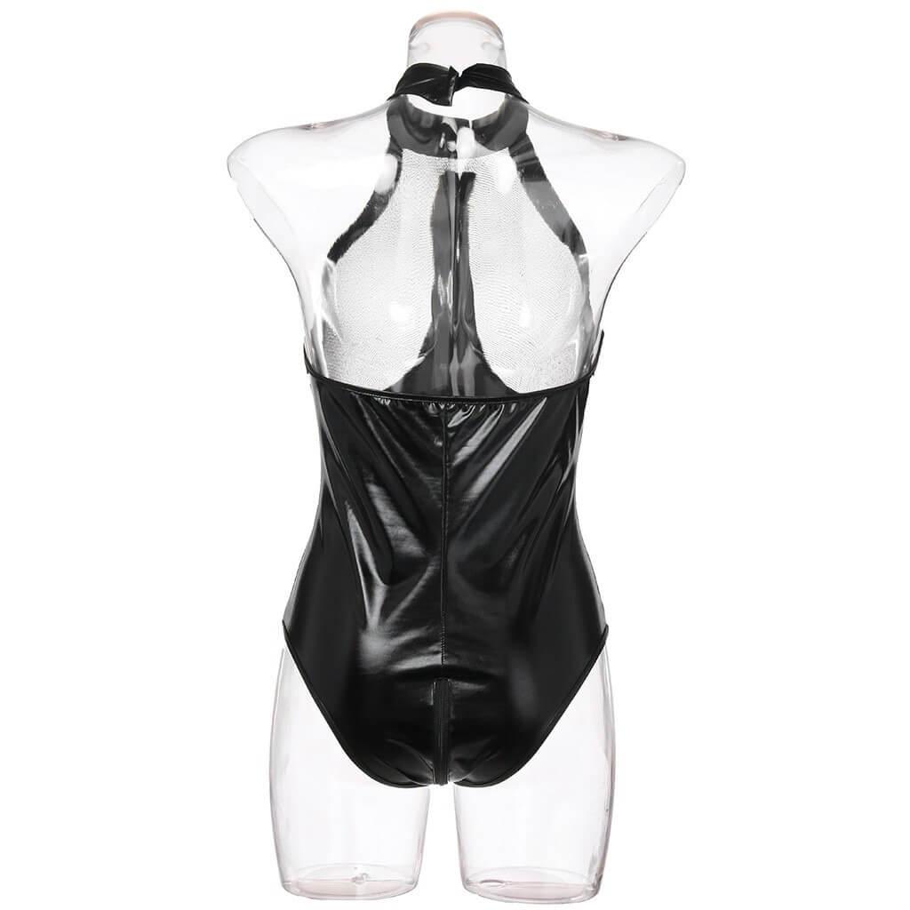 RANDA - PATENT LEATHER BODYSUIT