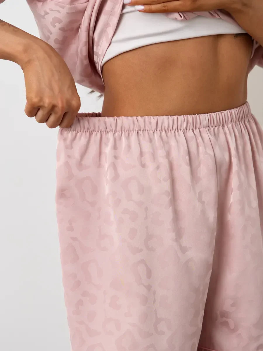 KATARINA - SATIN SHORTY PAJAMA SET