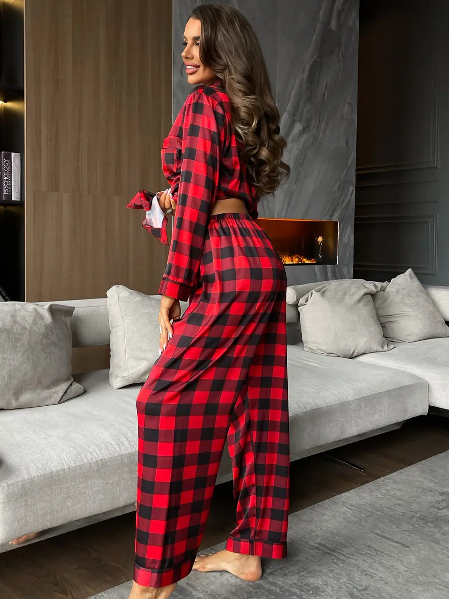 INAY - HOLIDAY SATIN PAJAMA SET