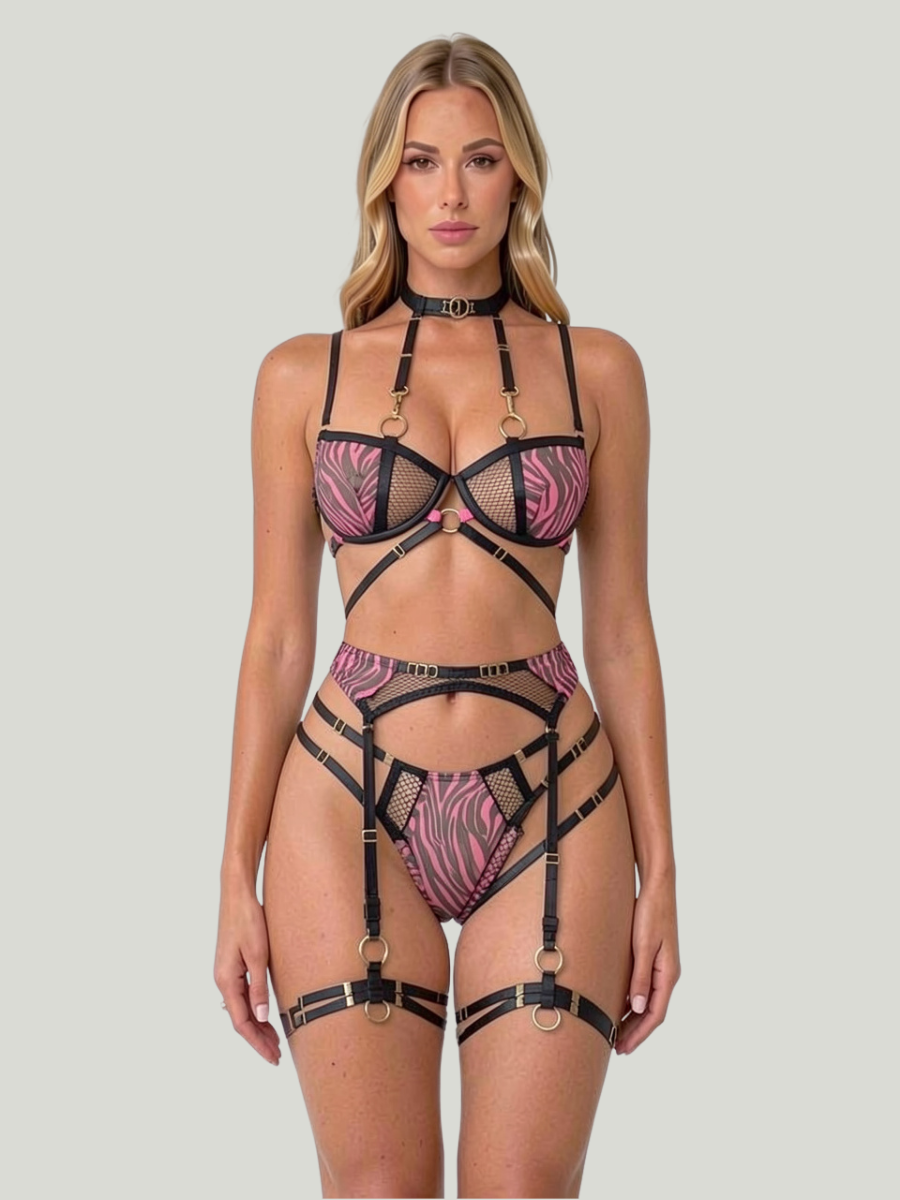 NATALIA - FLORAL LINGERIE SET
