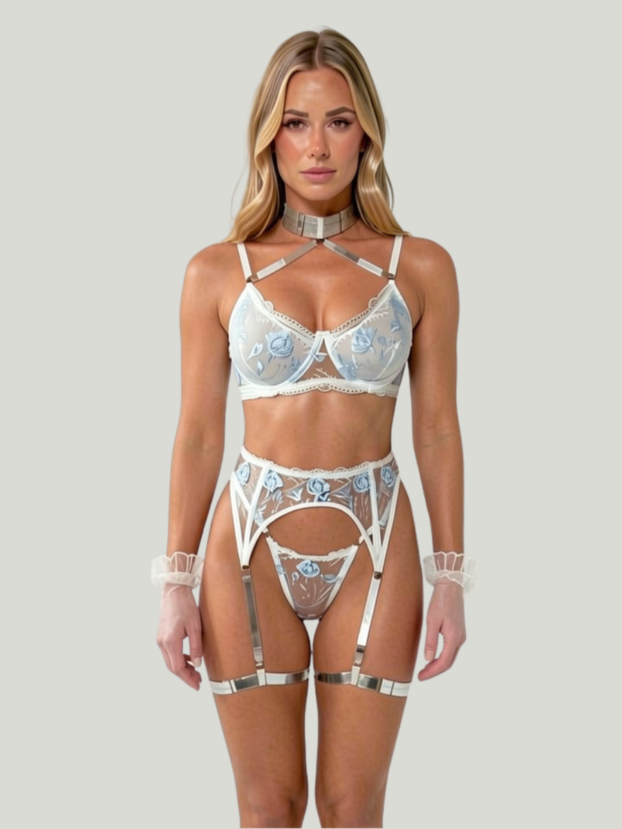 OPHELIA - FLORAL LINGERIE SET